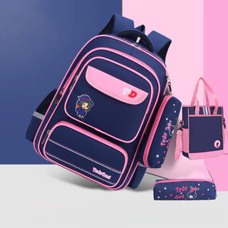 Học Sinh Tiểu Học Schoolbag Nữ Một Hai Ba Năm Đến Lớp Sáu Trẻ Em Giảm Burden Ridge Bảo Vệ Bé Trai Nhẹ Chống Thấm Nước Ba Lô