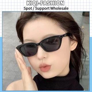 (KIQI-FASHION) COD Kính râm mắt mèo cổ điển Kính râm che nắng phong cách INS cổ điển dành cho nam và nữ