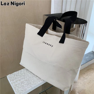 Laz Nigori Light sang trọng thiết kế thích hợp phong cách Pháp giá trị cao đơn giản túi vải đeo vai túi xách