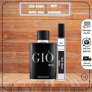 ( Giò Đen) Perfume Nước Hoa Nam Tinh tế Lịch lãm Tươi mát, Xịt Thơm, Cosmetic Tinh Dầu