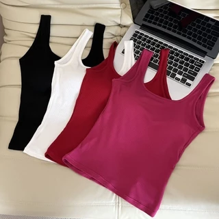 Yuewen Dây Lưng Đẹp Lưng Camisole Nữ Dây Đeo Bên Trong Miếng Lót Ngực Đáy Quần Lót Slim-fit Slimmer Nhìn Ra