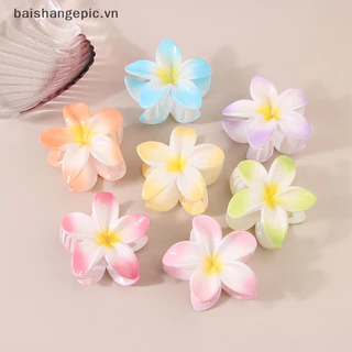 Bevn Sáng Tạo Plumeria Hoa Vuốt Tóc Kẹp Vintage Nhiều Màu Sắc Hoa Lấy Kẹp Dành Cho Nữ Thời Trang Phụ Kiện Tóc Mũ Đội Đầu BEVN