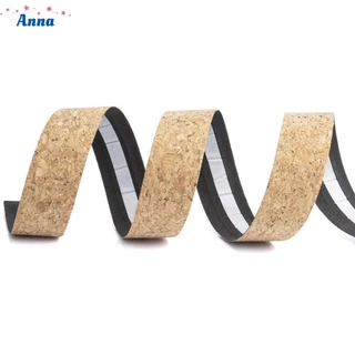 【Anna】Handlebar Tape 1Pair PU+wood Chip Texture With Plug Sealing Tape Hot Sale