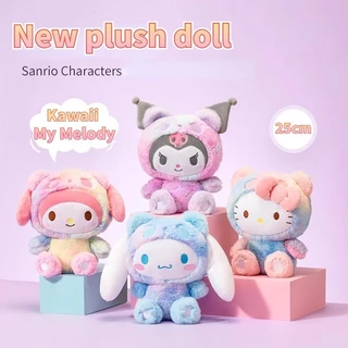 25cm Sanrio Hello Kitty Kuromi Giai Điệu Cinnamoroll Đồ Chơi Nhồi Bông Sang Trọng Ném Gối Sang Trọng Búp Bê Quà Tặng Sinh Nhật Quà Tặng Lễ Tình Nhân