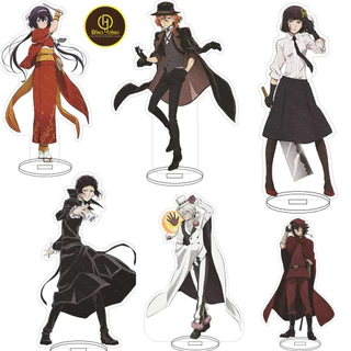 Mô hình Standee Bungo Stray Dogs Dazai Osamu Nakahara Chuuya Phụ kiện trang trí để bàn góc học tập_ĐH