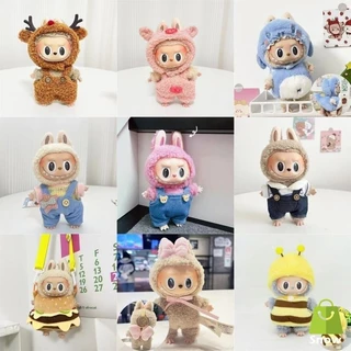 Labubu  Mini Sang Trọng Búp Bê Quần Áo Trang Phục Phụ Kiện Cho Hàn Quốc Kpop Exo Labububuxu Thần Tượng Búp Bê Áo Len Áo Khoác Quần Áo DIY Kid Quà Tặng