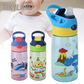 TinyLand Di Động Cho Bé Cốc Ăn Hoạt Hình Trẻ Em Kid Nước Uống Ống Hút Bình