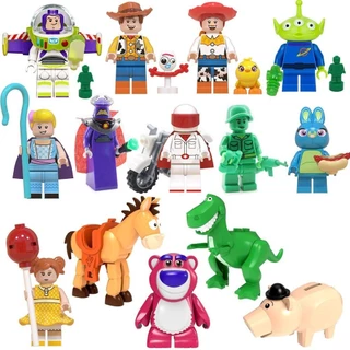 Tương thích với Lego Toy Story Khối xây dựng Buzz Lightyear Woody Triss Hug Dragon Hoạt hình Lắp ráp Đồ chơi mô hình nhỏ SOH3