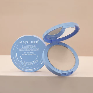 Maycheer bột làm đẹp bánh chống thấm nước tự nhiên che khuyết điểm lâu trôi bột kiểm soát dầu trang điểm