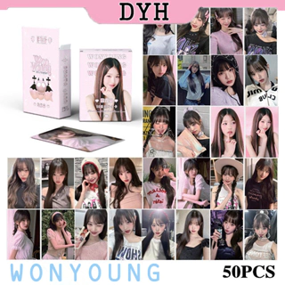 Dyh 50 Cái / hộp IVE WONYUNG Thẻ Laser Photocards LOMO Card KPOP Album
