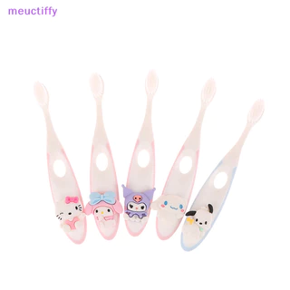 Meuctiffy Sanrio Bàn Chải Đánh Răng Mềm Hello Kitty MyMelody Cinnamoroll Trẻ Em Bàn Chải Chăm Sóc Răng Miệng Di Động Làm Sạch Sâu Bàn Chải Mềm VM