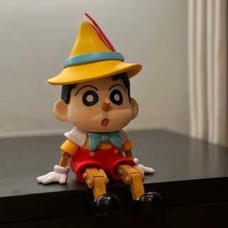 Pinocchio Crayon Shin-Chan Con Rối Hình Nohara Shinnosuke Hợp Thời Trang Chơi Búp Bê Để Bàn Xe Trang Trí Quà Tặng Đồ Chơi