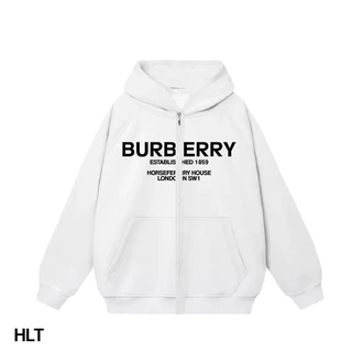 Hoodie Zip BBR Nỉ Bông Dày Dặn Đủ Tag