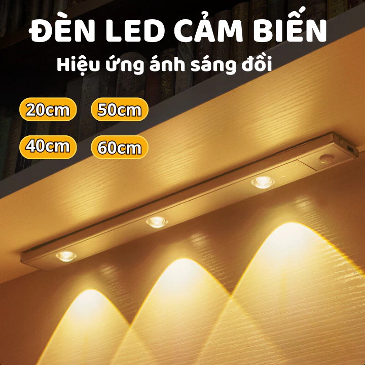 📢📢📢Đèn Led treo tường 3 màu,Phòng ngủ Cầu thang Nhà bếp,Đèn cảm ứng cơ thể thông minh