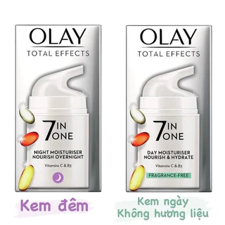 Kem Dưỡng Olay Total Effects 7 In 1 Ngày Và Đêm Chống Lão Hóa , Tái Tạo Làm Đẹp Da