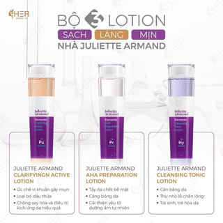 Nước cân bằng Toner Juliette Armand AHA Preparation Lotion / Cleansing Tonic / Clarifying Active JA