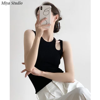 Miya Studio Áo 2 dây áo ba lỗ Thời trang hàn quốc may đo cổ điển sang trọng tráng lệ WBX244138E 17Z240426