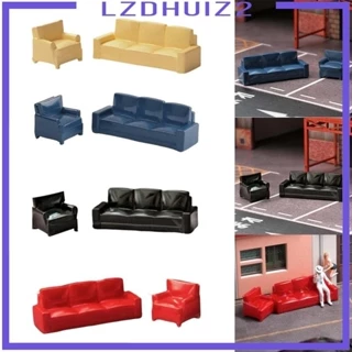 Bộ Sofa Nhà Búp Bê Mini, Nội Thất Nhỏ Cho Trang Trí Nhà Búp Bê Tỉ Lệ 1 / 64