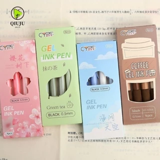 Set 4 Bút Mực Gel Ngòi 0.5mm