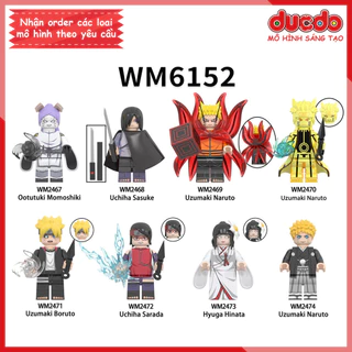 Minifigures các nhân vật Naruto Sasuke Otsutsuki Baryon Mode - Đồ chơi Lắp ghép Xếp hình Mô hình Mini WM6152