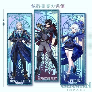 Anime Genshin Tác Động Kamisato Ayaka Neuvillette Furina Raiden Shogun Zhongli Acrylic Màu Trò Chơi Giấy Ngoại Vi Nhân Vật Acrylic Giấy Màu Quà Tặng Sinh Nhật