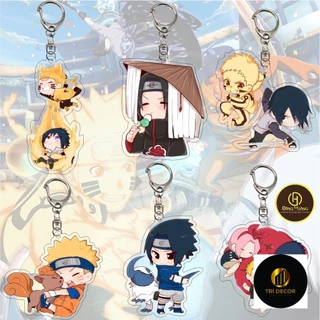 Móc Chìa Khóa Hình Anime Naruto Bằng Acrylic Dễ Thương_Móc khoá Hoàng