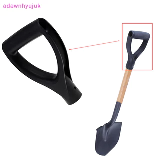 Adawnhyujuk U loại Đen Nhựa Tuyết Xẻng Thay Thế D Grip Spade Top Handle Garden VN