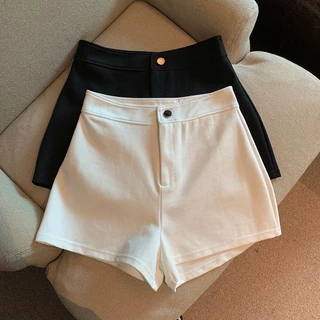 Đen Hạ Cơ Thể Thiếu Cotton Nguyên Chất Mùa Thu Quần Short Nữ Mùa Hè Cao Cấp Giảm Béo Chữ A Dây Co Giãn Quần Nóng Cho Bé Gái Nóng bỏng