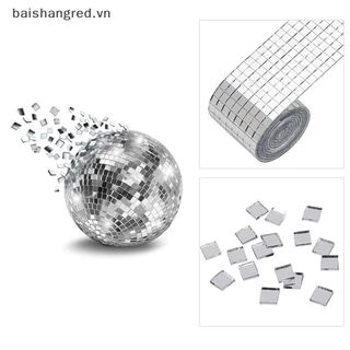 Brvn Gương Khảm Gạch Dán DIY Tự Dính Mini Vuông Acrylic Dán Tường BRVN