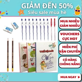 Bộ tập dành cho học sinh sinh viên❤️Combo đến trường đầy đủ tiện ích, Nguyễn Thùy Store