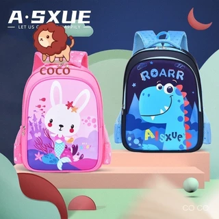 Trẻ Em Schoolbag Phong Cách Mới 1-3 Lớp Bé Trai Bé Gái Hoạt Hình Dễ Thương Giảm Gánh Nặng Nhẹ Ridge Bảo Vệ Học Sinh Tiểu Học