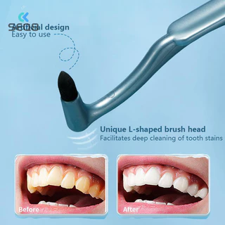 [Seq8] 1 Bàn chải chỉnh nha Bàn chải đánh răng Vết bẩn tẩy bọt biển Loại bỏ hắc / Trà / Vết bẩn Dụng cụ chăm sóc răng miệng Vết bẩn mới