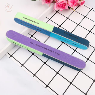 [Maybeauty] 1 Cái tập tin móng tay móng tay sáng tạo chà nhám cát sáu mặt dụng cụ làm móng {VN}