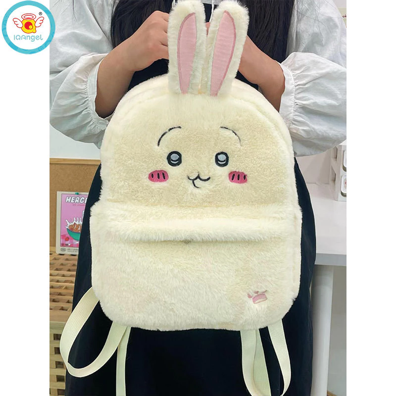 Ba lô IQ Angel Rabbit Ba lô sinh viên hoạt hình dễ thương Nhật Bản Ba lô học sinh dung tích lớn