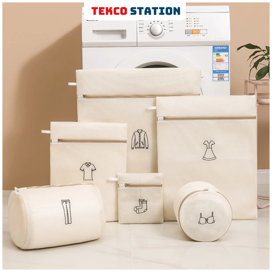 Túi Lưới Giặt Đồ 3 Lớp Dày Cao Cấp - Túi Giặt Bảo Vệ Quần Áo, Đồ Lót, Tất Vớ - Túi Đựng Đồ Cho Máy Giặt