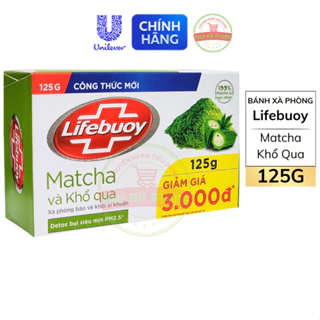 Bánh Xà Phòng Lifebuoy Matcha Khổ Qua 125G