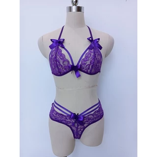 Bộ G Gợi Cảm Quần Lót Babydoll Ren Đồ Ngủ Áo Ngực Quần Lót Nữ