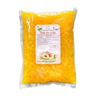 Thạch dừa Lotus food gói 1.5kg - VỊ ĐÀO