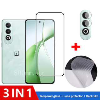 Kính cường lực bảo vệ màn hình 3 trong 1 cho OnePlus CE 4 5G N30 SE 5G Ace 3V 3 2 Pro 2V Nord 3 Lite 5G Phim kính và phim mặt sau Bảo vệ ống kính máy ảnh