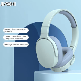 JIASHI Tai nghe Bluetooth gắn trên đầu tai nghe bass nặng không dây full-ear thời lượng pin siêu dài