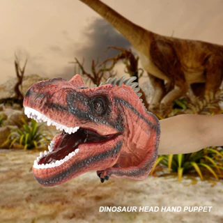 Floorr Dinosaur Hand Puppet Soft Head Glove Kids Story Role Play Toy Parent-Child Interactive