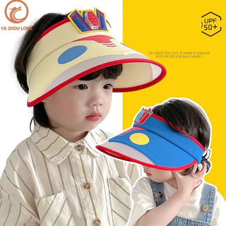 Yazhoulong Mũ lưỡi trai và bé gái cho mũ trẻ em xuân thu Mũ bóng chày bé trai sáng dễ thương cho mùa hè với áo trống để chống nắng