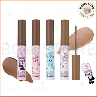 FLORTTE Mascara Lông Mày Flortte Esther Bunny Đổi Màu Lông Mày Màu Tự Nhiên Chống Nước Lâu Trôi Không Vón Cục 5g