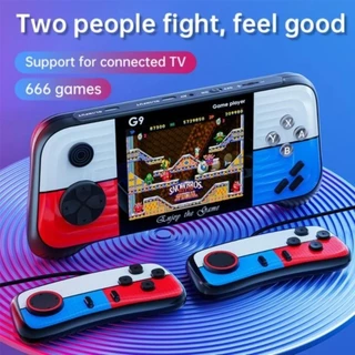 Máy Chơi Game G9 Rocker Retro 3.0-Inch Độ Phân Giải Cao Màn Hình 2 Người Chơi PSP Cầm Tay Chơi Game Arcade 666 Trò Chơi