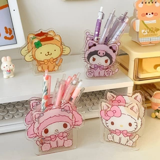 Sanrio Kawaii Hello Kitty My Giai Điệu Bút Hộp Bảo Quản Bàn Sắp Xếp Kuromi Cinnamoroll Dễ Thương Văn Phòng Phẩm Hộp Bảo Quản Bé Gái Quà Tặng