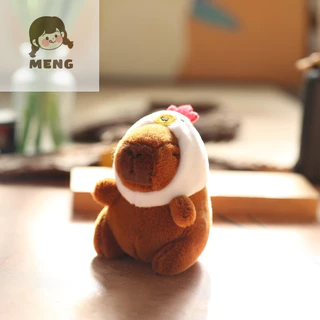 Mengrt Capybara Móc Khóa Sang Trọng Mô Phỏng Capibara Anime Lông Tơ Đồ Chơi Kawaii Búp Bê Đồ Chơi Dễ Thương Lấp Đầy VN