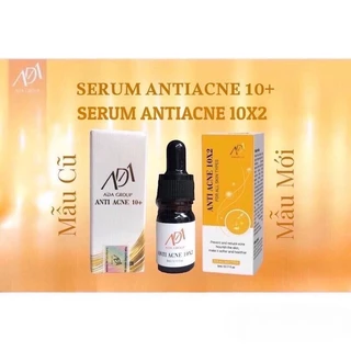 Serum-Antiacne10+ ADA  (10X2) Hỗ Trợ Mụn Viêm,Mụn Ẩn,Mụn đầu đen Thanh Lọc da,Thu Nhỏ Lỗ Chân Lông ,Làm Đẹp Da