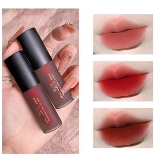 Nhung Matte Lip Tint Chống Thấm Nước Lâu Dài Son Môi Màu Đỏ Nâu Son Môi Trang Điểm Môi Mỹ Phẩm COD