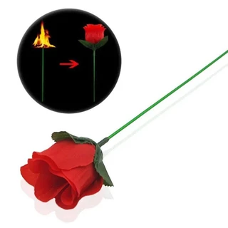 Torch To Rose Stage Magic Tricks Magic Rose Flower Prop cho màn trình diễn sân khấu Đồ chơi bó hoa ma thuật