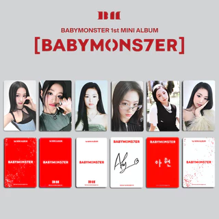 Album BABYMONSTER của Kpop Idol BABYMONS7ER Photocards Ahyeon Card